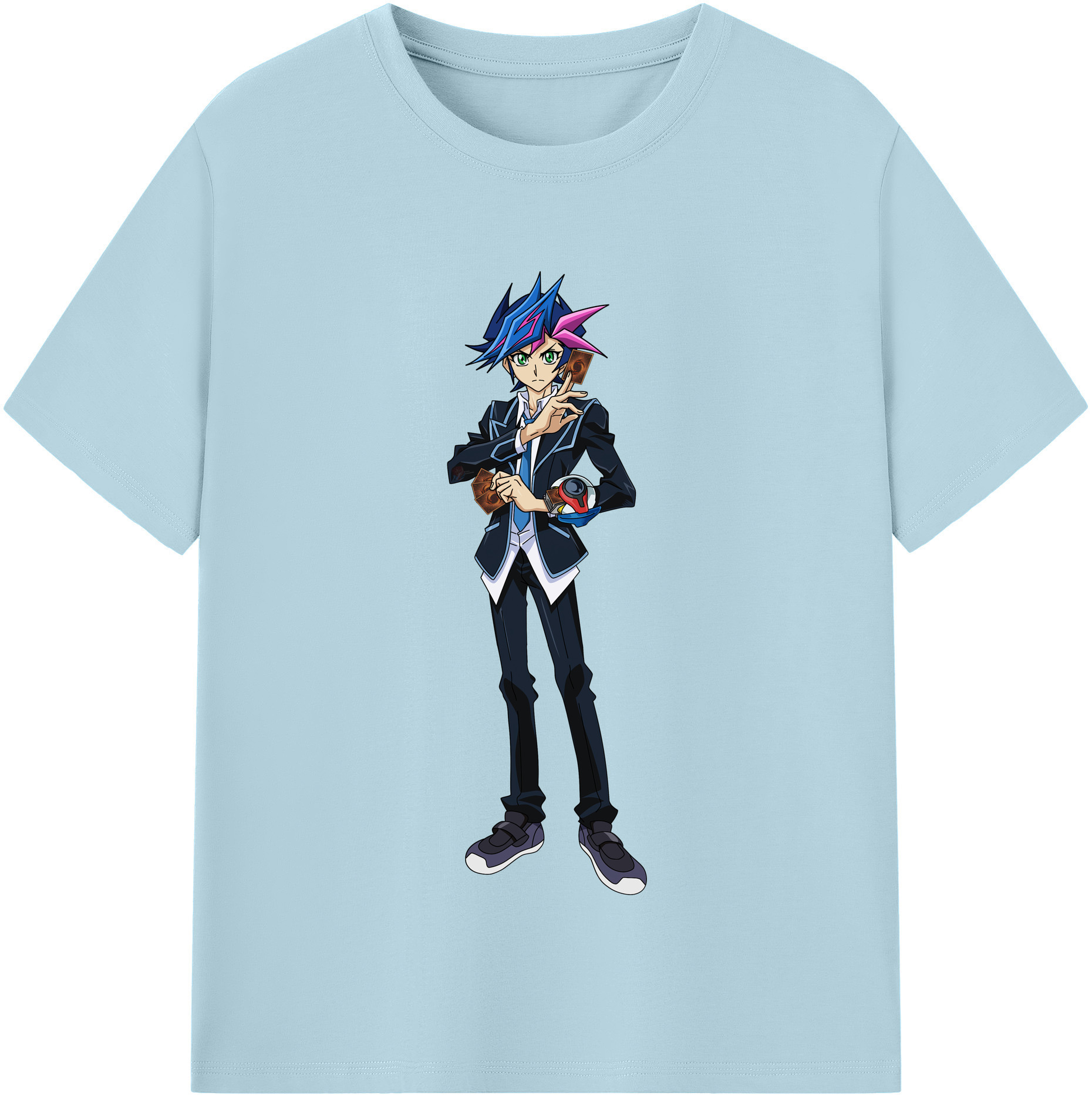 （画像用） 遊☆戯☆王 Yu-Gi-Oh! 綿100％半袖Tシャツ（フロントプリント）